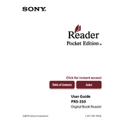 Sony PRS-350 manual cover