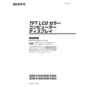 Sony SDM-96A manual cover