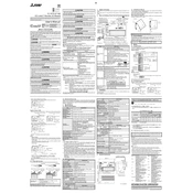 Mitsubishi Electric CL1XY4 DT1B2 manual cover