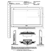 Sony KDL-32EX500 manual cover