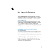 Apple Compressor 2 New Features manual cover