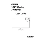 ASUS Designo Curve MX32VQ Monitor manual cover
