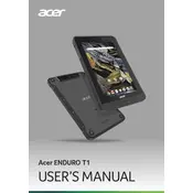 Acer Enduro T1 ET108-11A-80PZ Tablet manual cover