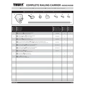 Thule Complete Railing 45050 manual cover