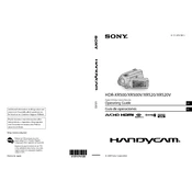 Sony HDR-XR500V manual cover