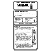 Cuisinart FR-10 manual cover