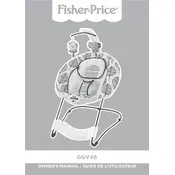 Fisher Price Mattel See and Soothe Deluxe GGV46 Bouncer manual cover