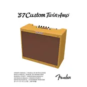 Fender 57 Custom Twin-Amp 8140501100 110V 60Hz TW Amplifier manual cover