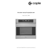 Caple C2480 Oven manual cover