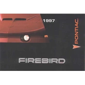 Pontiac Firebird 1997 manual cover