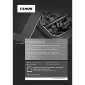 Siemens EQ500 TQ505GB9 Coffee Machine manual cover