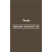 Fender Smolder Acoustic Overdrive Effects Pedal manual cover