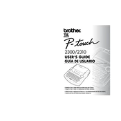 Brother P-touch PT-2300 manual cover