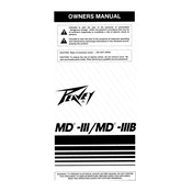 Peavey MD-III Mixer manual cover