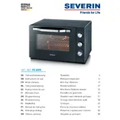 Severin TO 2073 Oven manual cover