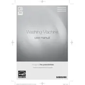 Samsung WA45H7000AW Washing Machine manual cover