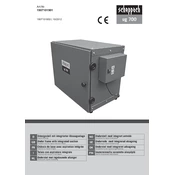 Scheppach UG 700 1907101901 Dust Collector manual cover