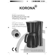 Korona 10300 Coffee Maker manual cover