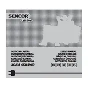 Sencor 3CAM 4K04WR Camera manual cover