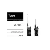 Icom IC-T7H Transceiver manual cover