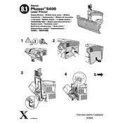 Xerox Phaser 5400 Duplex Module Printer manual cover