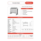 Dimplex DXC20 Heater manual cover