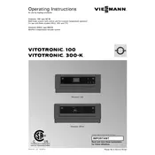 Viessmann Vitotronic 300-K MW1B Control Unit manual cover