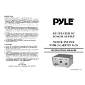 Pyle PSL152X Power Supply manual cover