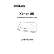 ASUS Xonar U5 Sound Card manual cover