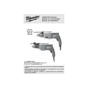 Milwaukee 5387-20 Drill manual cover