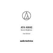 Audio-Technica ATH-AWAS Headphones manual cover