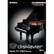 Yamaha Disklavier Mark IV Piano manual cover