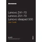 Lenovo IdeaPad 500-14ACZ Laptop manual cover