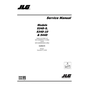 JLG 534D-9 2008 Forklift manual cover