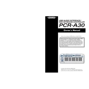 Roland PCR-A30 manual cover