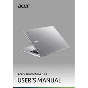 Acer Chromebook 514 CB514-2H-K7GF Laptop manual cover