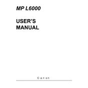 Canon MultiPASS L6000 manual cover