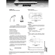 Shure 571 Microphone manual cover