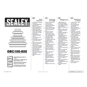 Sealey DBC100 Boot manual cover