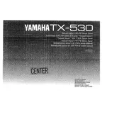 Yamaha TX-530 Tuner manual cover