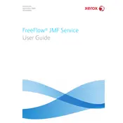 Xerox FreeFlow JMF Service Ver.8.0 Software manual cover