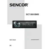 Sencor SCT 5051BMR Radio manual cover