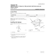 Toro 105-1518 Adapter Kit manual cover