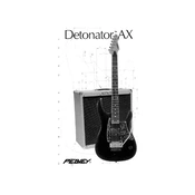 Peavey Detonator AX Guitar manual cover