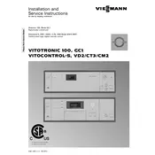 Viessmann Vitocontrol-S CM2 Control Unit manual cover