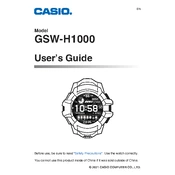 Casio GSW-H1000 Watch manual cover