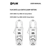 Flir CM72 Clamp Meter manual cover