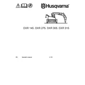 Husqvarna DXR 145 Demolition Robot manual cover