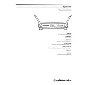 Audio-Technica ATW-1101 Wireless System manual cover