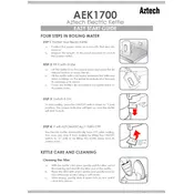 Aztech AEK1700 Kettle manual cover